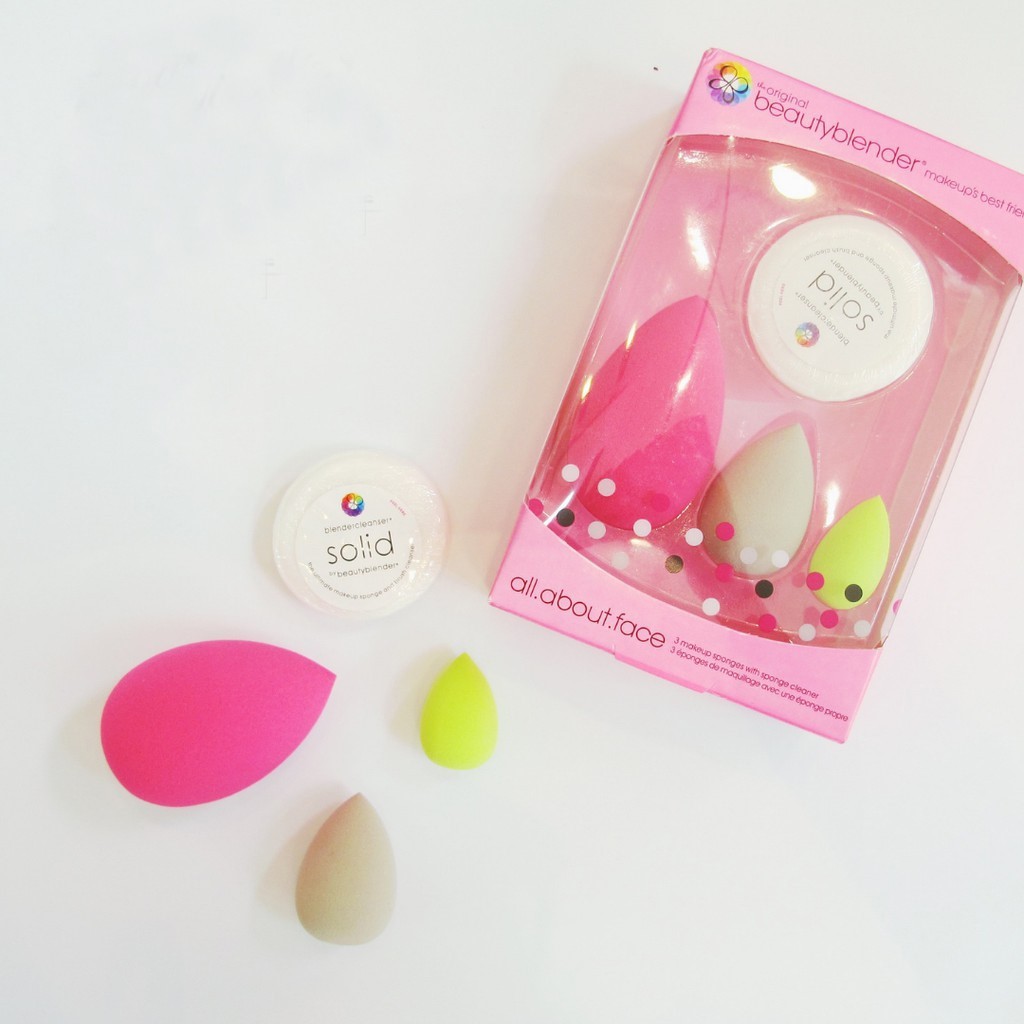 Bộ Mút Trang Điểm + Soap Vệ Sinh Beauty Blender All About Face