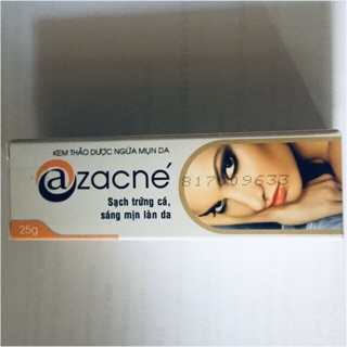 Kem thảo dược ngừa mụn da Azacné (sạch mụn trứng cá, sáng mịn làn da)