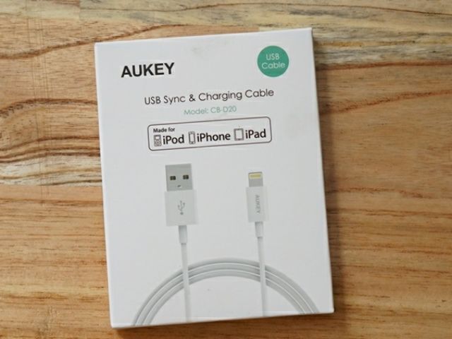 Cáp Lightning Aukey CB-D20