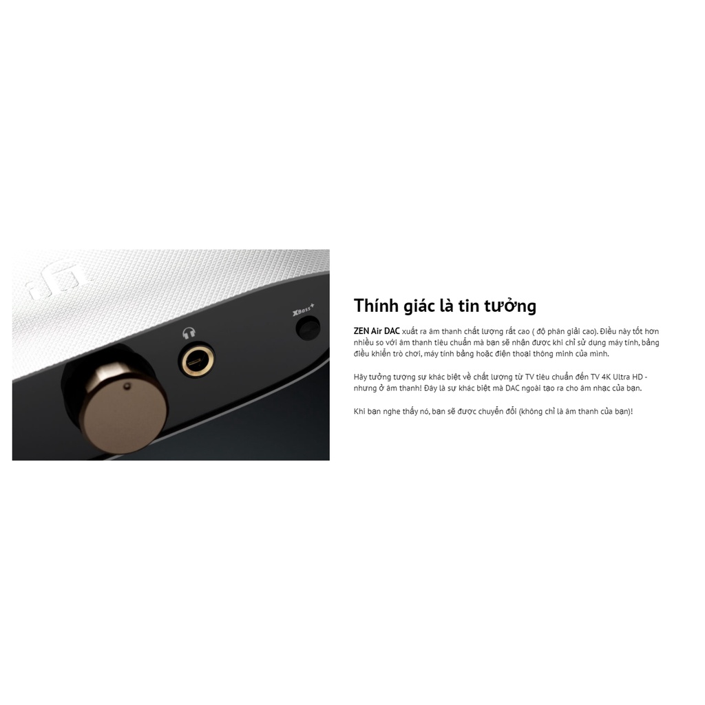 Bộ Giải Mã Âm Thanh DAC/AMP Desktop iFi Zen Air DAC Chính Hãng