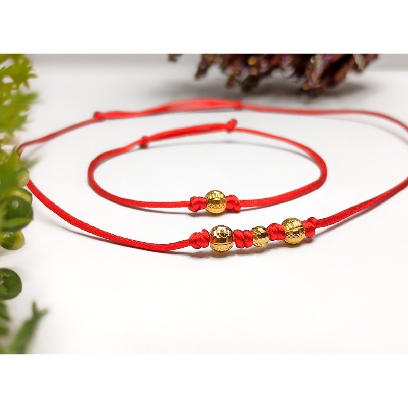 [Mã BMBAU50 giảm 7% tối đa 50K đơn 99K] Vòng tay handmade chỉ đỏ bi 5li 10k - KAIA