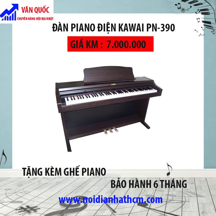 ĐÀN PIANO ĐIỆN KAWAI PN 390 hàng nội địa Nhật