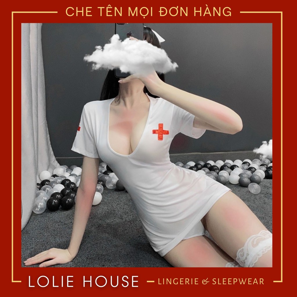 Cosplay y tá sexy gợi cảm - Đồ cosplay sexy y tá anime LOLIE HOUSE - CP28 | BigBuy360 - bigbuy360.vn