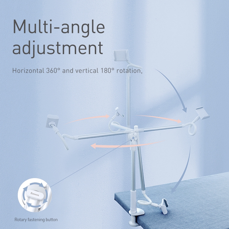 Giá đỡ điện thoại dạng gấp kẹp bàn có thể điều chỉnh được | BigBuy360 - bigbuy360.vn