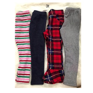 Quần legging thun cotton bé gái xuất dư