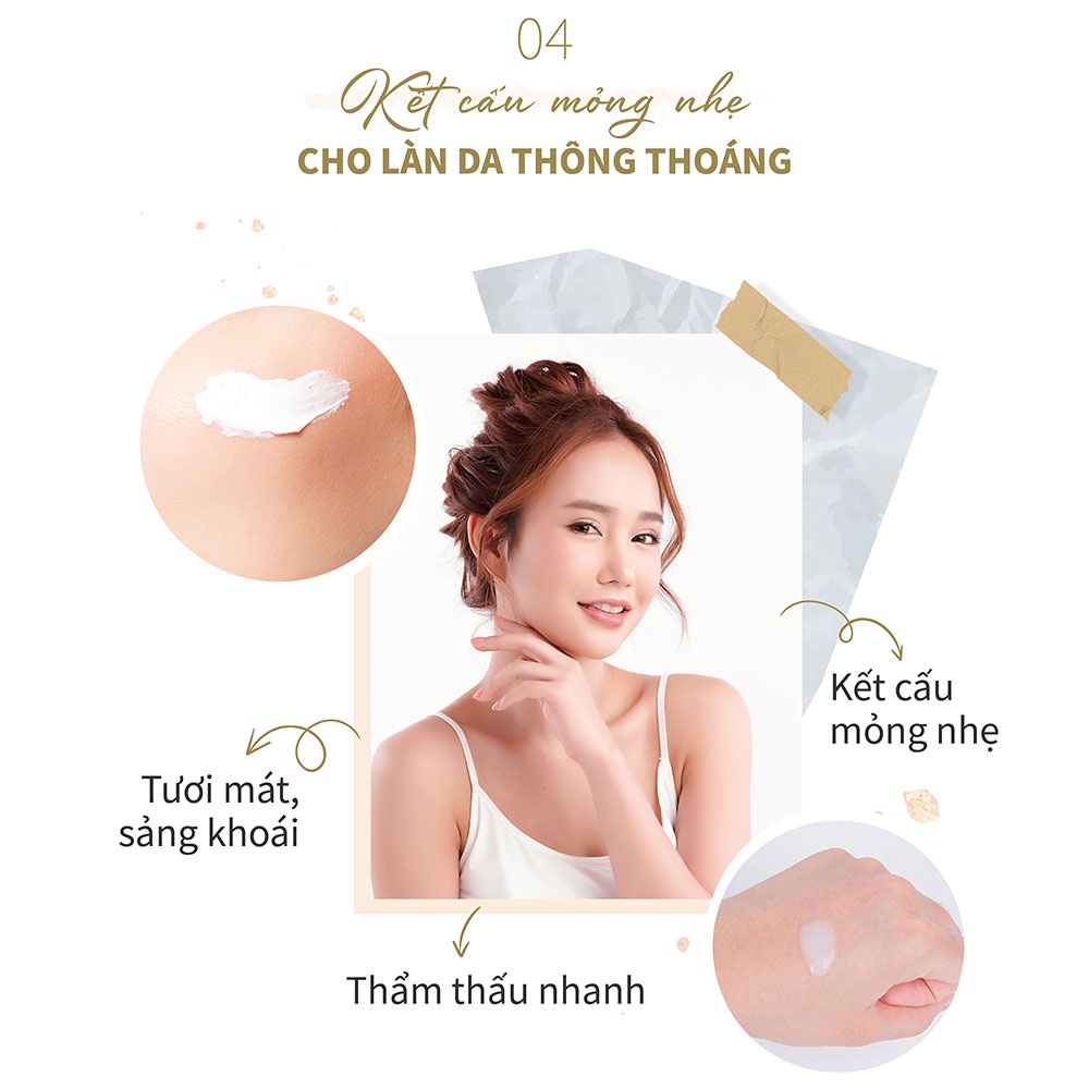 Combo Cream &amp; Toner dưỡng trắng và phục hồi da O’Muse Oh So Glowy Brightening