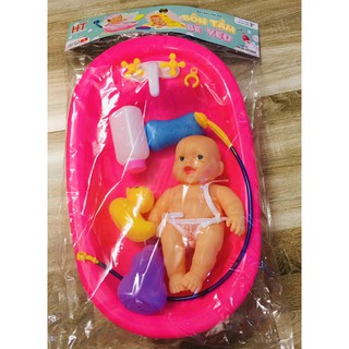 Bồn Tắm Đồ Chơi Búp Bê Cho Bé