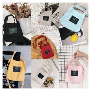 Túi tote vải thô canvas living attitude - btcl33