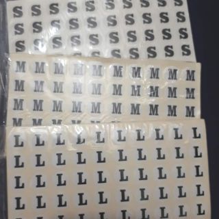 500 số Decal dán size