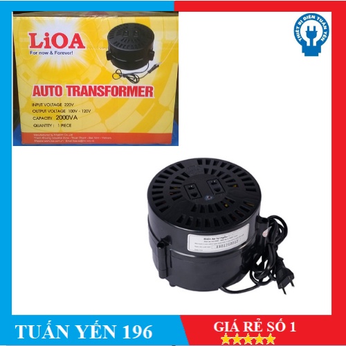 ✅Hàng chính Hãng✅Bộ đổi nguồn 220v sang 100v - 120v lioa 2000va