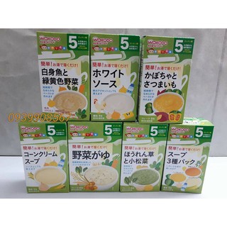 BỘT ĂN DẶM Wakodo cho bé 5 tháng, 7 tháng
