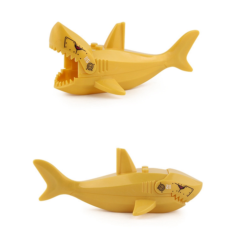 Đồ chơi khối xếp hình LEGO thủ công hình cá mập/cá voi thích hợp để làm quà tặng cho trẻ em