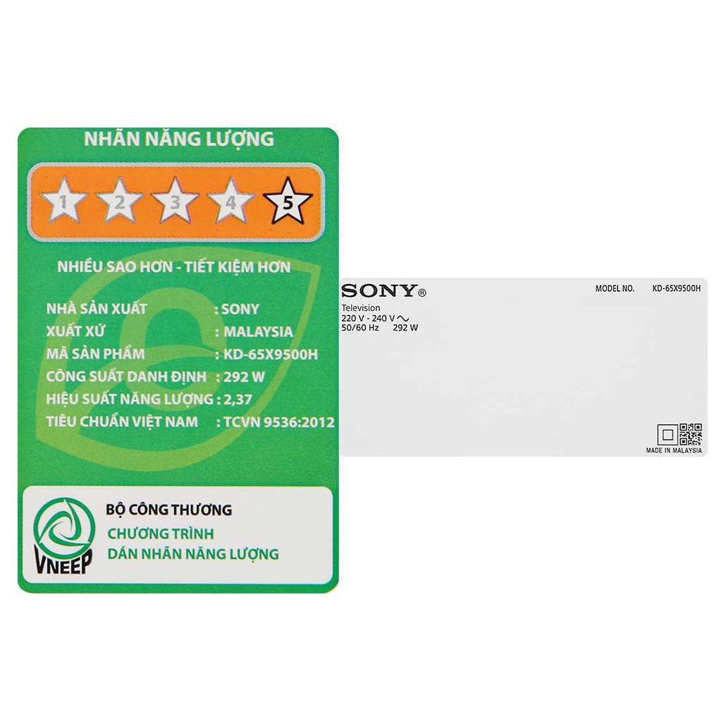 SmartTivi Sony Android 4K Ultra HD 65inch 65X9500H - Bảo hành chính hãng 24 tháng | BigBuy360 - bigbuy360.vn