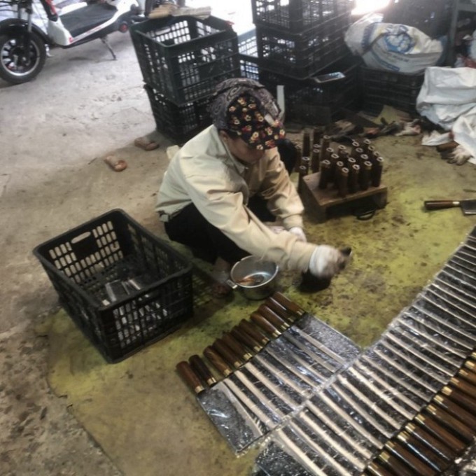 Bộ Dao 2 Món Làm Từ Nhíp Xe ô Tô M1 Freeshipp S1