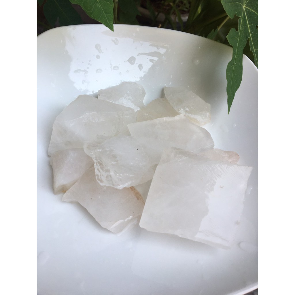 100gr Đá thô thanh tẩy màu trắng  No Brand