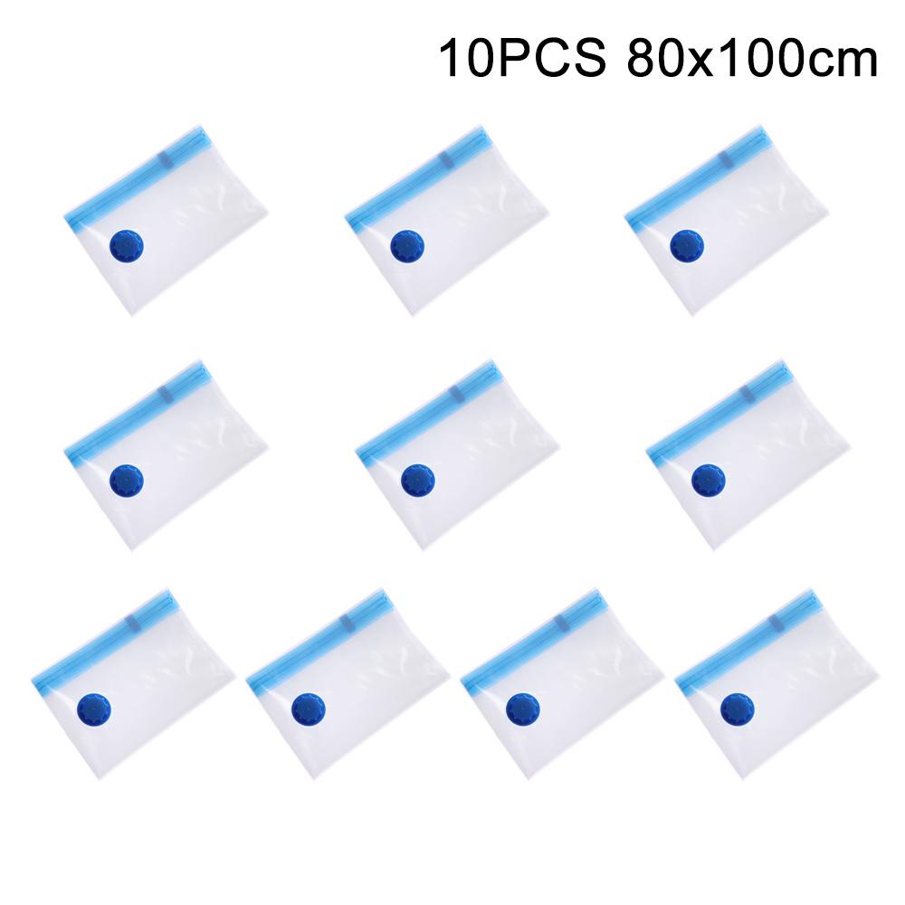 KUNHEV Set 5 / 10 Túi Hút Chân Không Trong Suốt Tái Sử Dụng Được