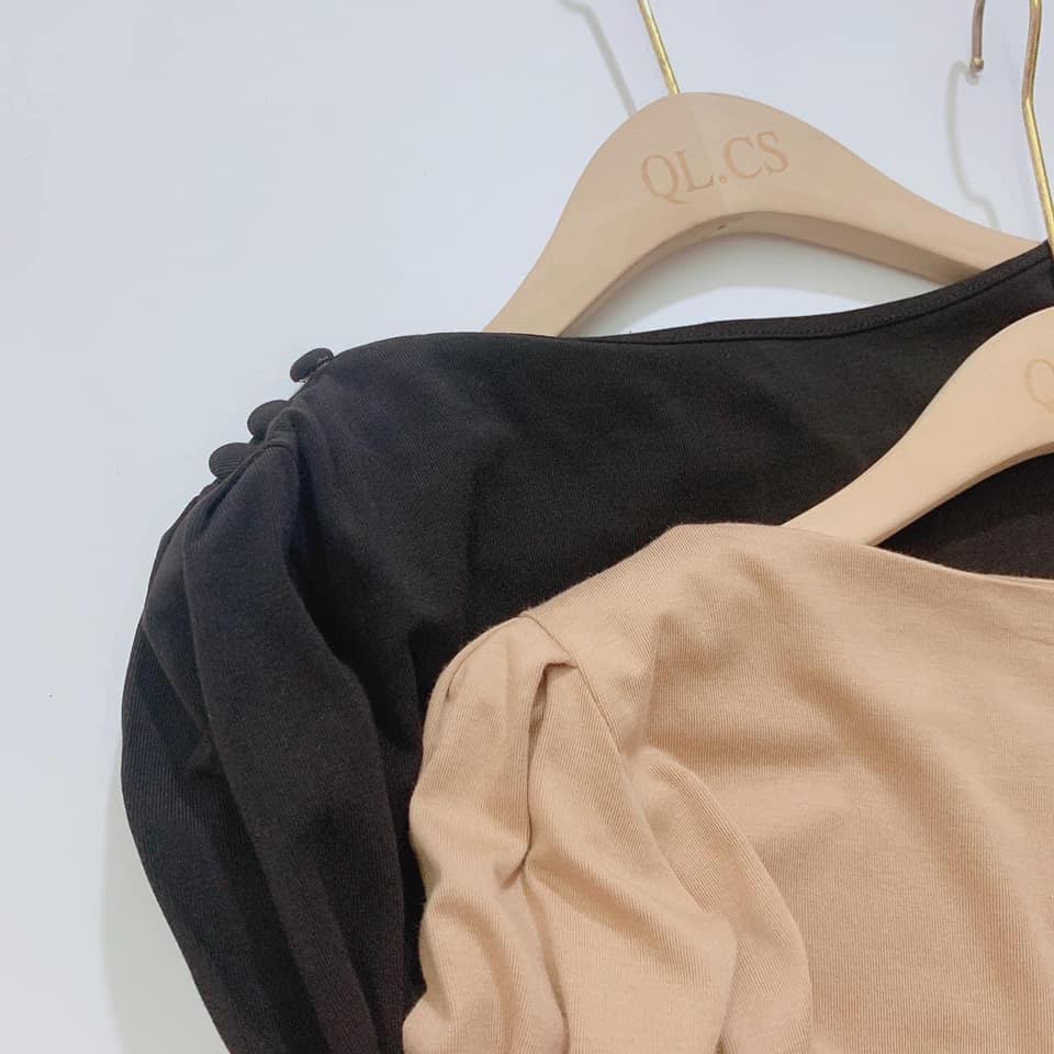 Bán sỉ áo thun Zip dài tay khuy bọc | BigBuy360 - bigbuy360.vn