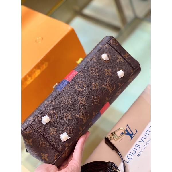 Túi LV cặp hoa nâu