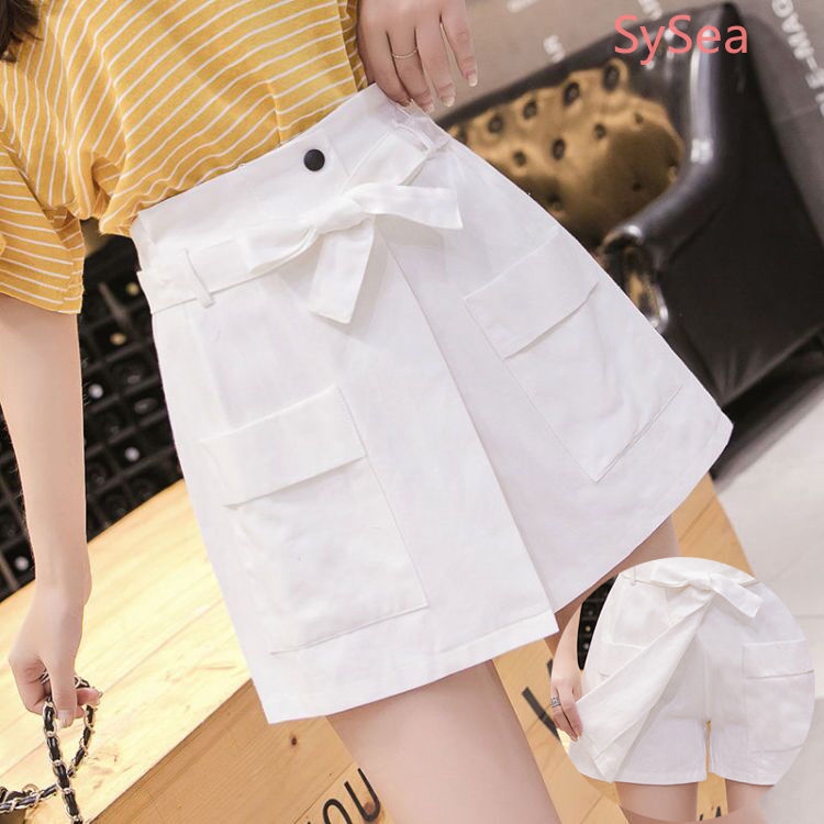 Quần Short Ống Rộng Lưng Thun Thời Trang Mùa Hè Cho Học Sinh
