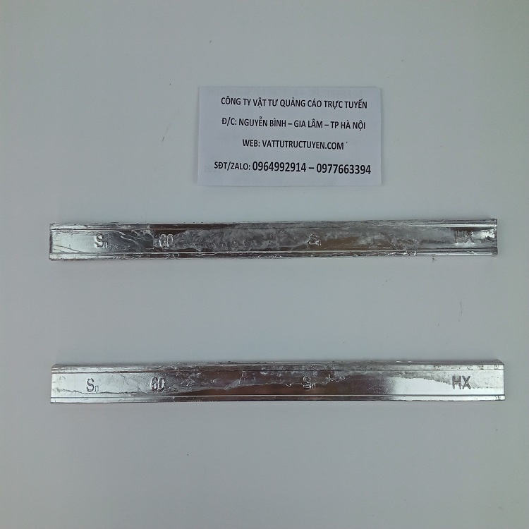 Thiếc hàn inox thép, chì hàn chân chữ inox