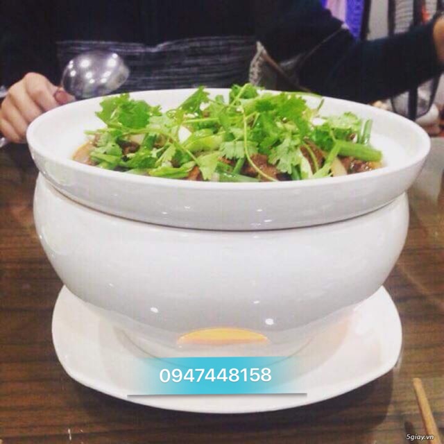 Bếp hâm nóng thức ăn bằng nến, cồn khô