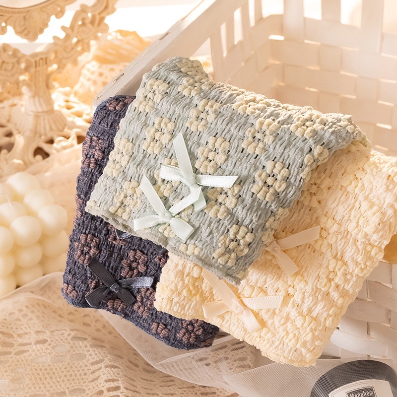 Quần Lót Nữ Cotton Vải Nhúm Ngàn Hoa Co Dãn 4D