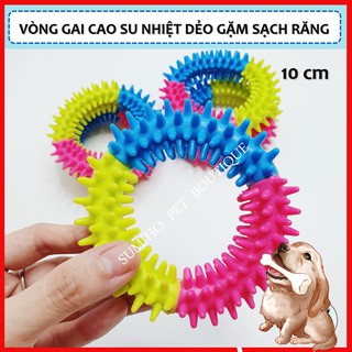 Đồ chơi tương tác với thú cưng Sumiho - Vòng cao su 3 màu
