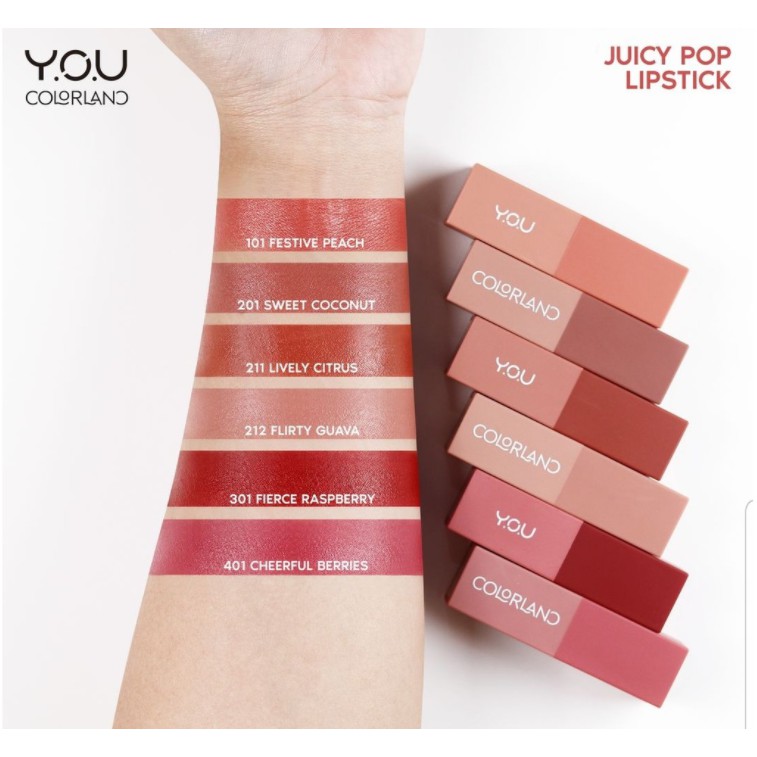 (hàng Mới Về) Son Môi Trang Điểm Màu Sắc Thời Trang Thương Hiệu You Colorland | BigBuy360 - bigbuy360.vn