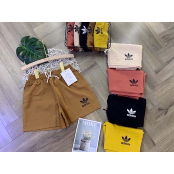 Quần Short⚡ĐẸP BỀN RẺ⚡ Quần Đùi đũi thêu chữ nhiều màu