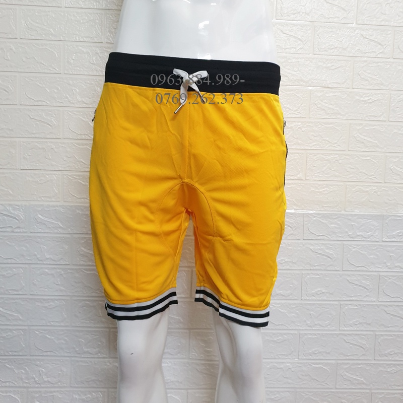 Quần thể thao dáng lửng AN.02 chất thun lưới nhẹ, cạp bản rộng, phối dây buộc , nhiều màu cho anh em