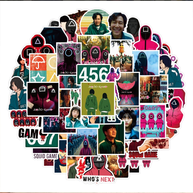 Miếng Dán Trang Trí Ván Trượt / Laptop Chống Thấm Nước Kiểu Hàn Quốc