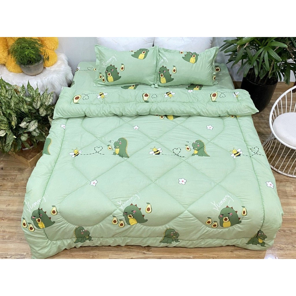 Bộ Chăn Ga Gối Chăn Phao Mẫu Mới Bộ Chăn Ga Gối 5 Món