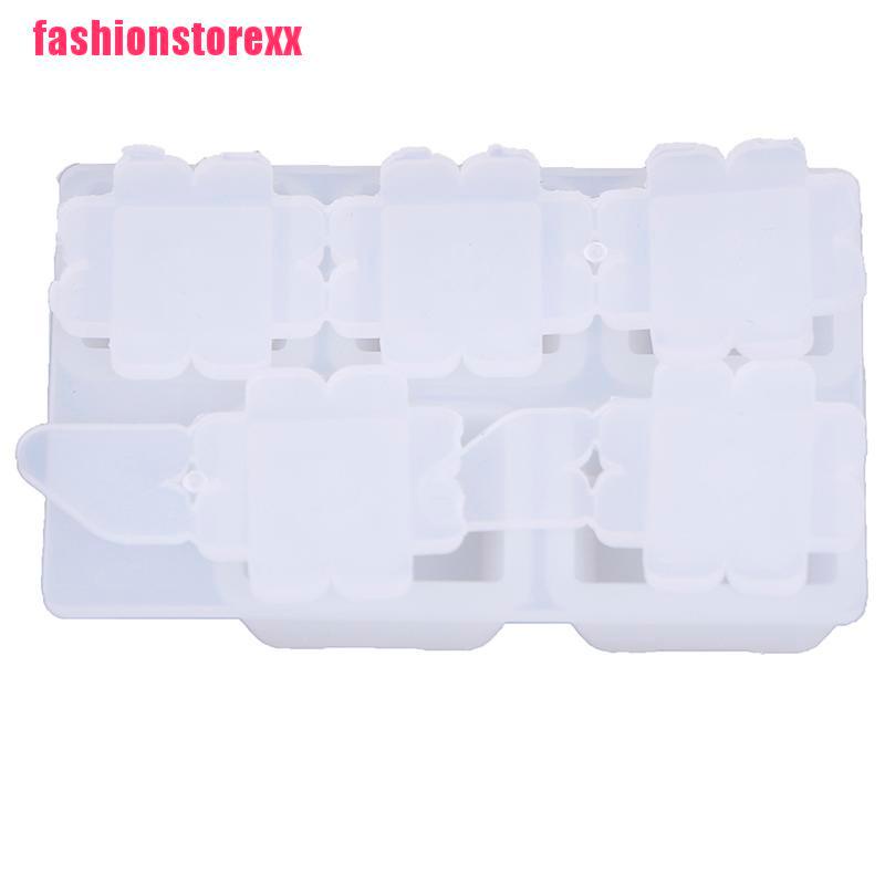 Khuôn Silicone Làm Nút Bàn Phím Hình Dấu Chân Mèo DIY