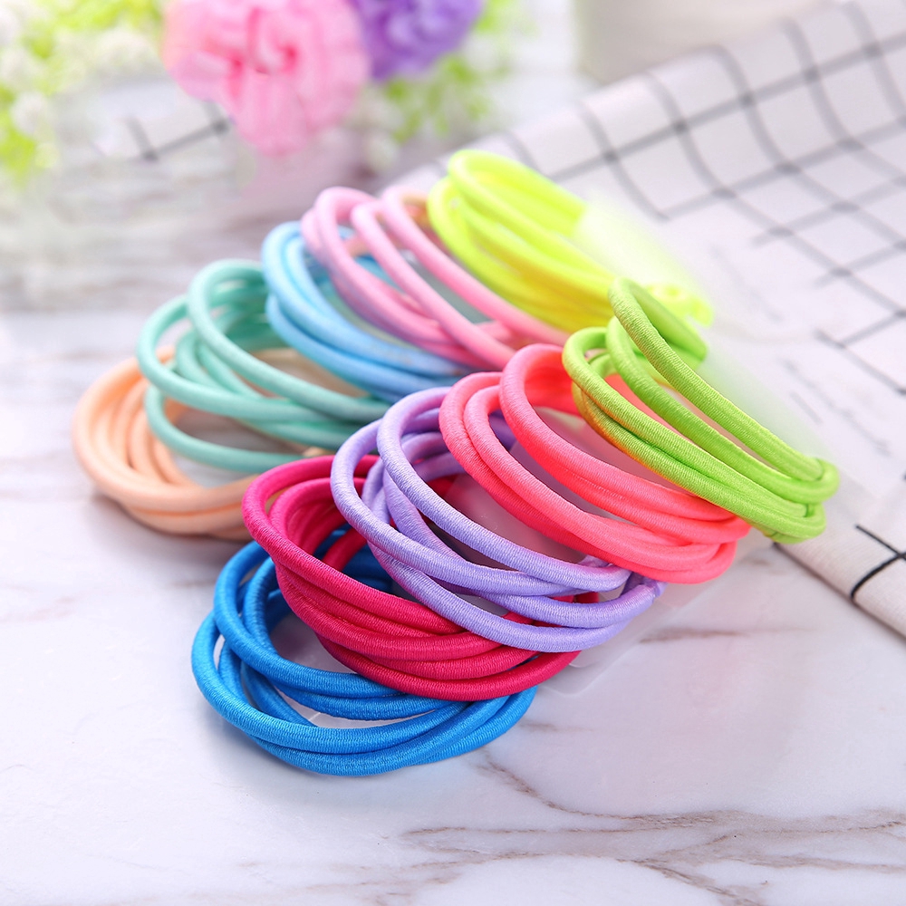 Bộ 50 dây cột tóc cho nữ