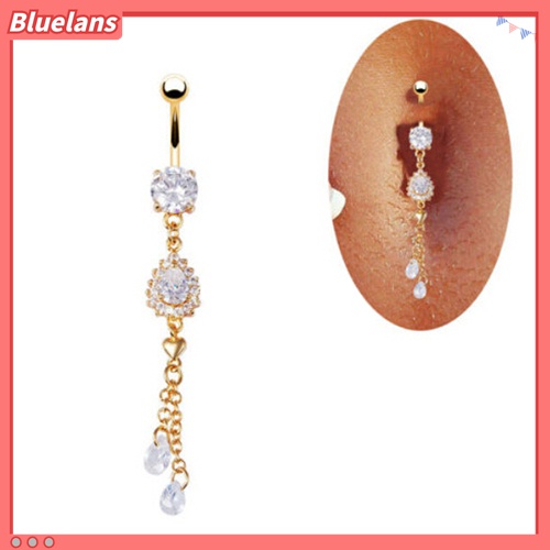 Khuyên rốn đính đá sang trọng hợp thời trang