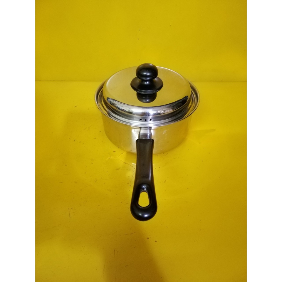 Quánh inox nội địa Nhật, size 19cm, cao 9cm (mã 634), Dùng được bếp từ