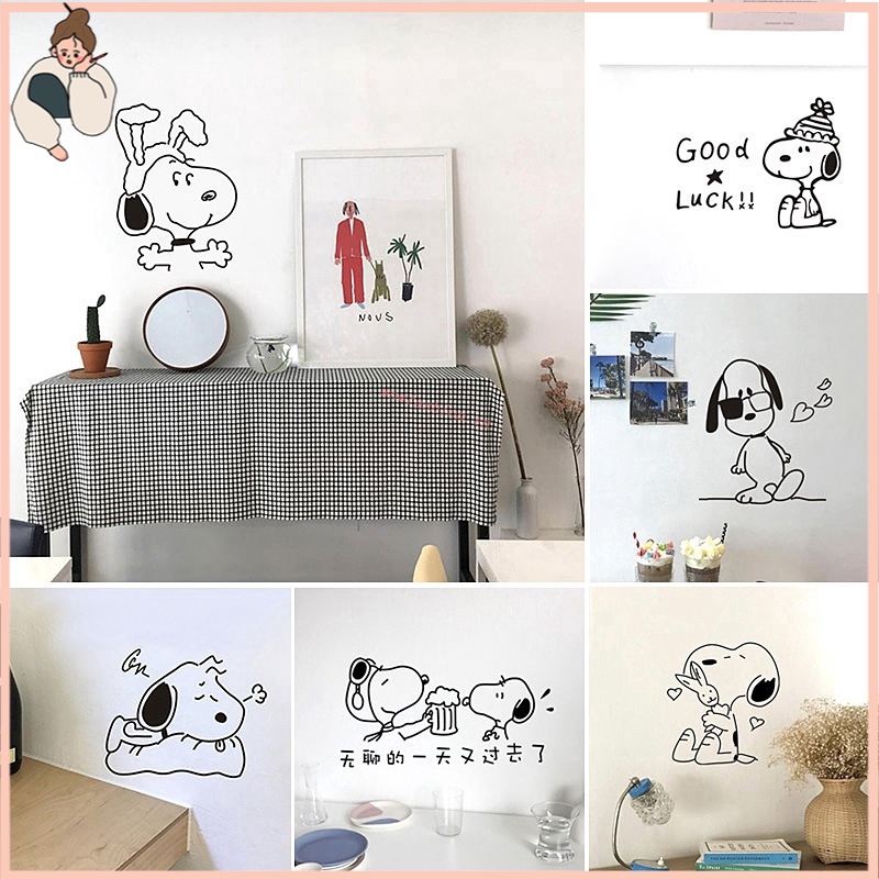 Sticker Dán Tường Họa Tiết Hình Con Chó Theo Phong Cách Hoạt Hình Dùng Trong Trang Trí Nhà Tắm | BigBuy360 - bigbuy360.vn