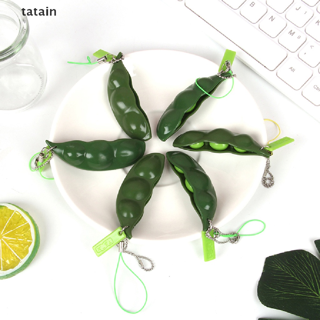 Đồ chơi bóp đầu ngón tay thiết kế đậu nành non giải tỏa căng thẳng chống áp lực cho người lớn