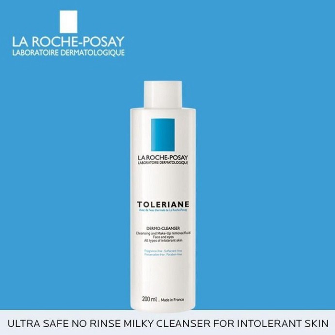 [CHÍNH HÃNG] La Roche Posay Sữa Rửa Mặt &amp; Tẩy Trang Dành Cho Da Quá Nhạy Cảm Toleriane Dermo Cleanser-Cleansing and Make