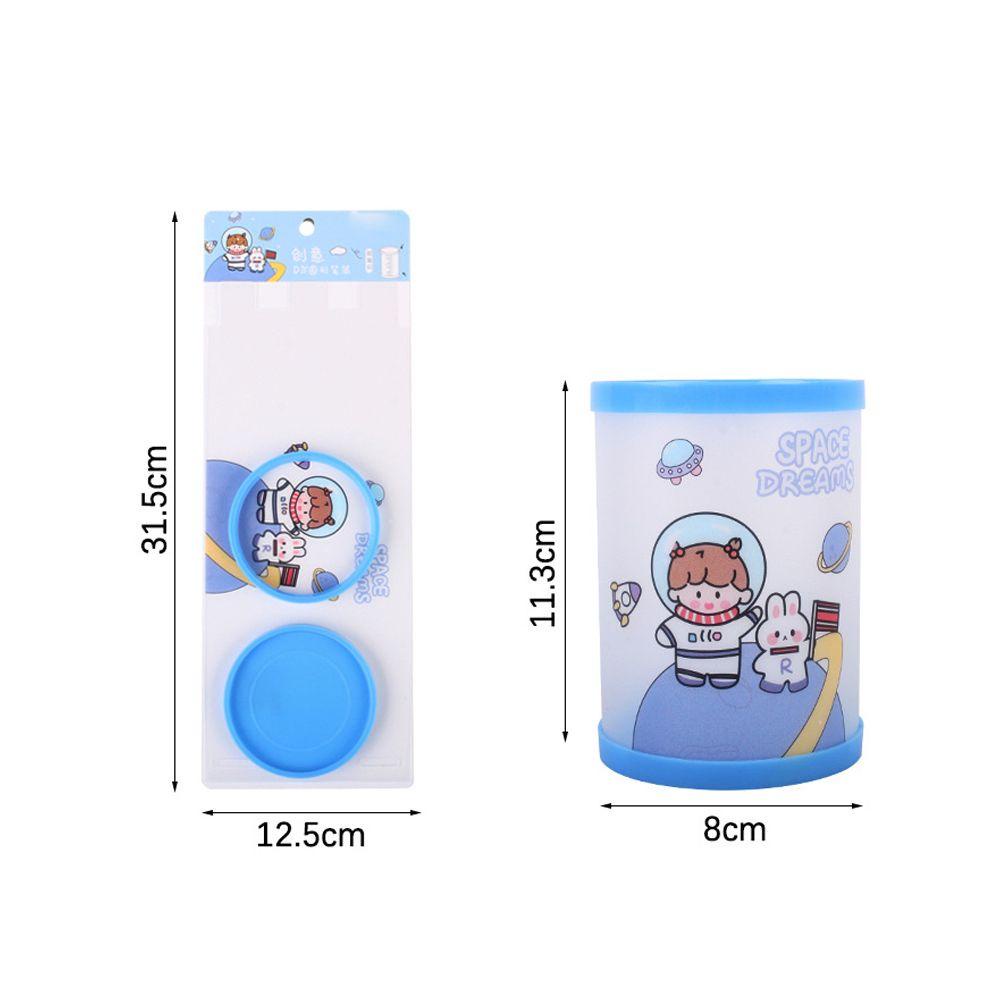 PISTA Hộp Đựng Bút Trong Suốt Có Thể Gấp Gọn Tiện Dụng Ốp