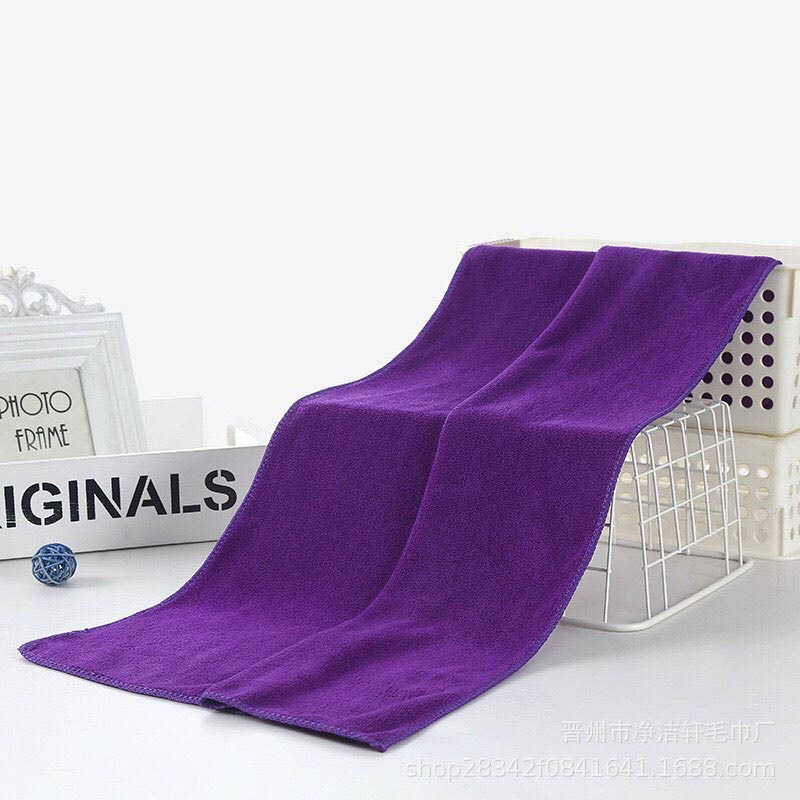 Khăn lau ô tô xe máy đa năng Microfiber không sổ lông siêu thấm hút vệ sinh nhà bếp bàn kính 35x75cm Nhật Bản Mart
