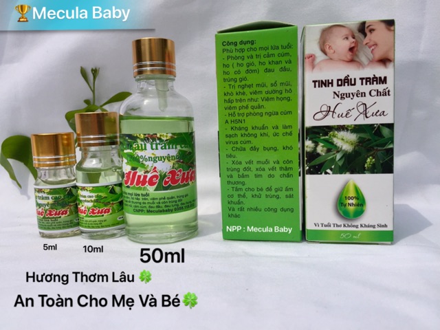 100ml Tinh dầu tràm nguyên chất từ Huế