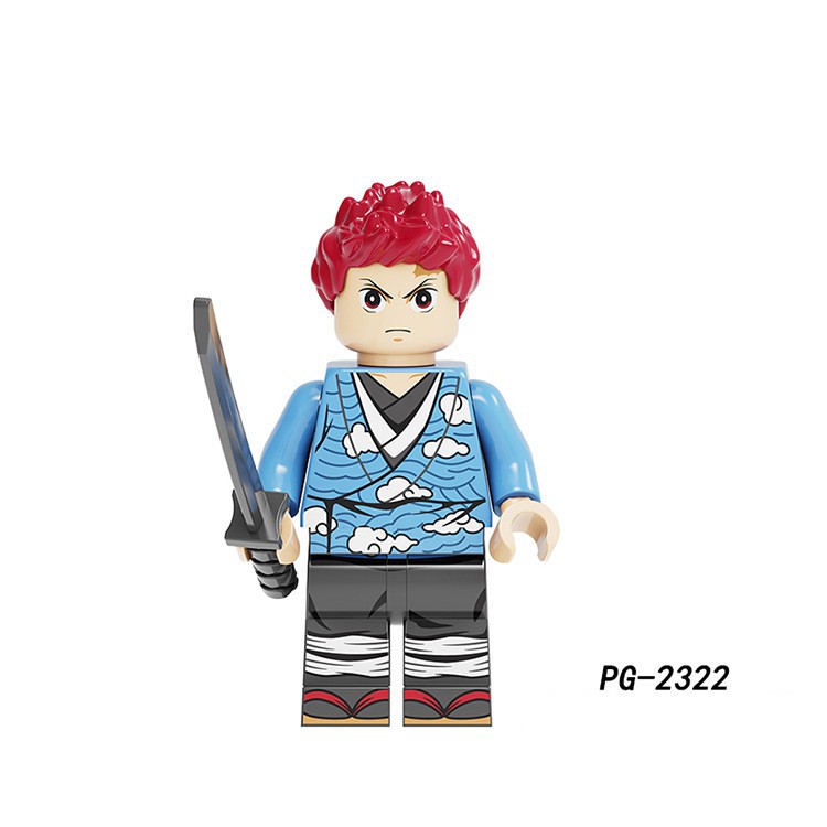 Combo 8 Minifigures Anime Demon Slayer - Kimetsu no Yaiba - Đồ Chơi Lắp Ráp non-lego PG8291 [B4]