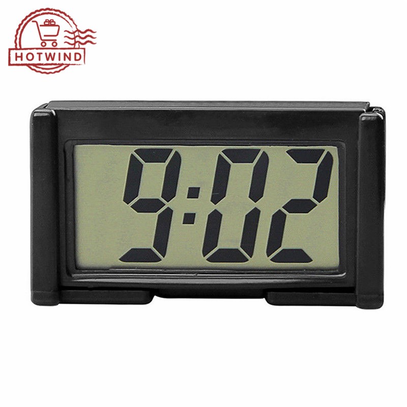 Đồng hồ điện tử mini tự dính dùng trong xe hơi