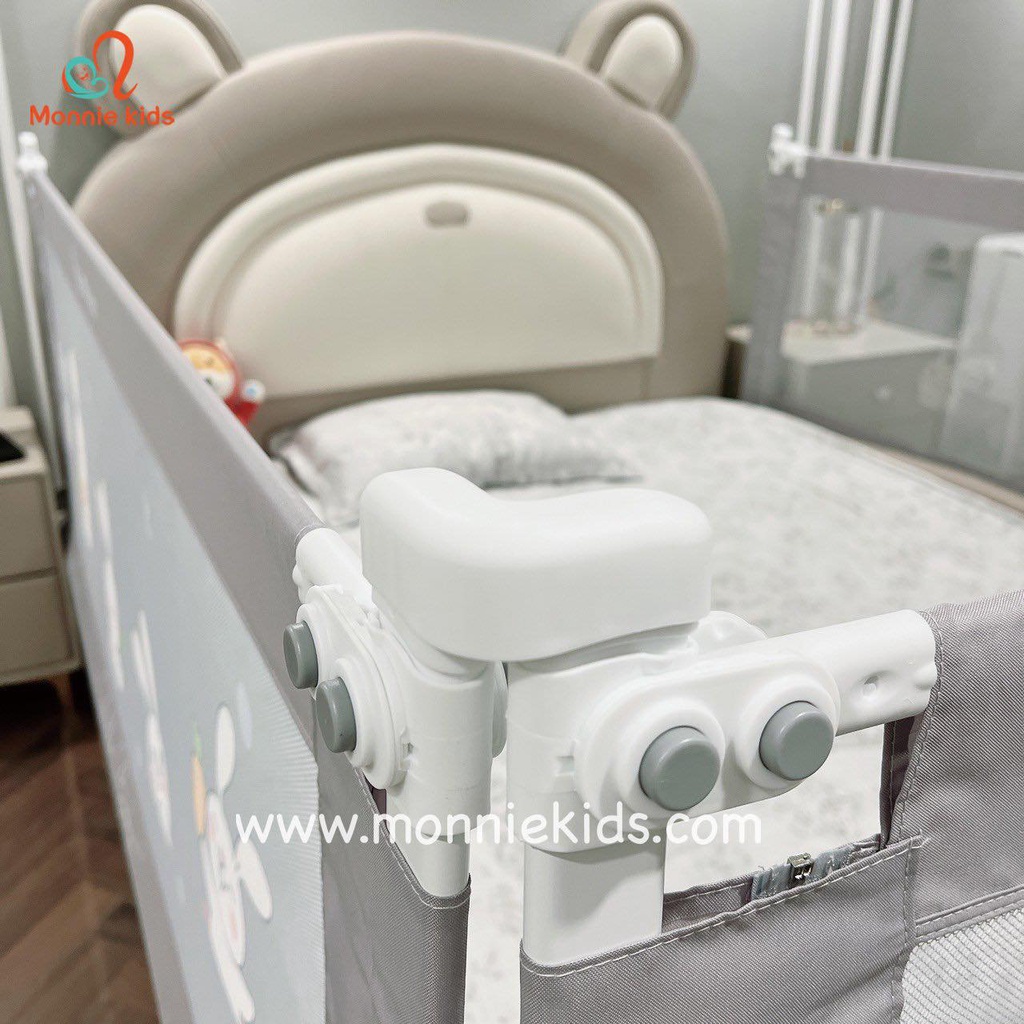 THANH CHĂN GIƯỜNG HONPER BẢO VỆ BÉ CÁC SIZE 1M6/1M8/2M/2M2