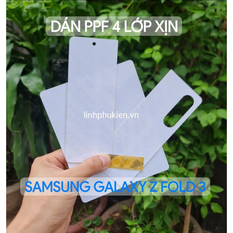 Bộ dán PPF xịn cho Samsung Galaxy Z Fold 3 - Z Fold 4 - Z Flip 3 - Z Flip 4