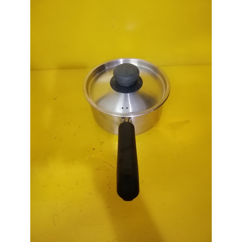 Quánh inox nội địa Nhật, size 17cm, cao 8cm (mã 638), Dùng được bếp từ