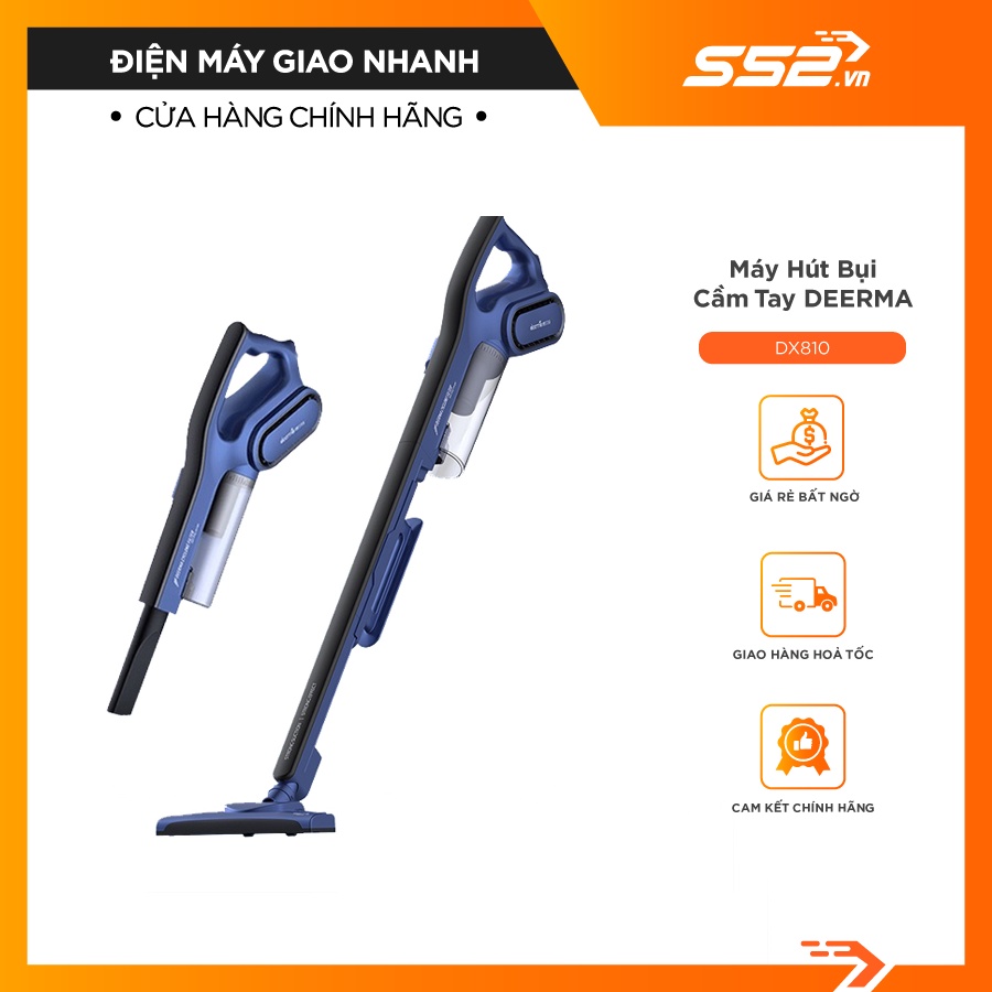 Máy Hút Bụi DEERMA DX810 - Hàng Mới Chính Hãng