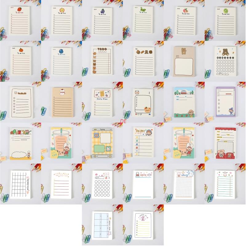 Set 50 Tờ Giấy Note Ghi Chú Chesk List To Do List Ghi Chú Tiện Dụng