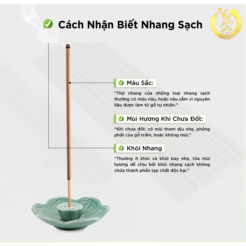 Thảo Mộc Hương loại ngắn - 32cm Việt Hương Trầm- Nhang sạch cao cấp xuất khẩu